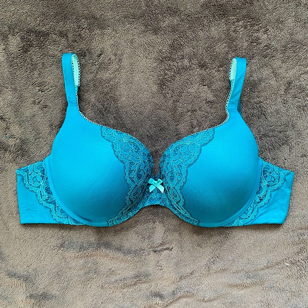 Teal/turquoise Body bra by Victoria’s Secret 36DD